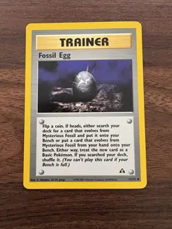 Pokemon Fossil Egg (72/75) Neo Discovery NM - Image 1