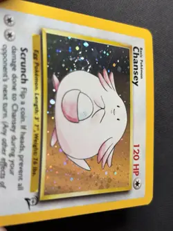 Chansey 🌀SWIRL🌀 3/130 Pokemon - Base Set 2 - Holo Rare - NM LP - Image 3