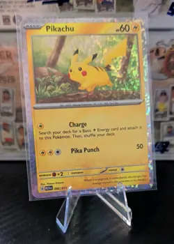 Pokemon TCG Pikachu 002/015 Promo McDonald's Promos 2024 Holo Bleed - Image 1
