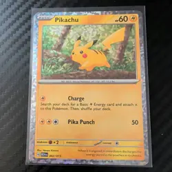 Pokemon TCG Pikachu 002/015 Promo McDonald's Promos 2024 Holo Bleed - Image 2