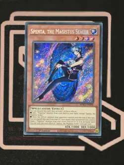 BPRO-EN098 Spenta, the Magistus Sealer Secret Rare 1st Edition YuGiOh - Image 1