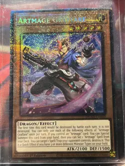 Yu-Gi-Oh! TCG Artmage Graflare Starlight DUAD EN010 - Image 1