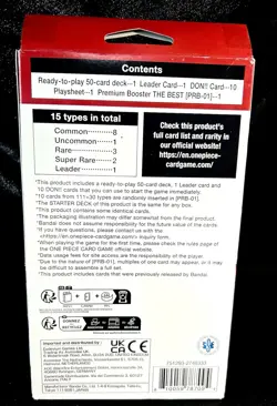 ONE PIECE TCG Edward Newgate (RED) STARTER DECK (ST-15) Sealed With PRB Pack! - Image 4