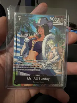 One Piece TCG OP14-084 Ms. All Sunday AA Alt Art Card Game CCG ENGLISH - Image 1