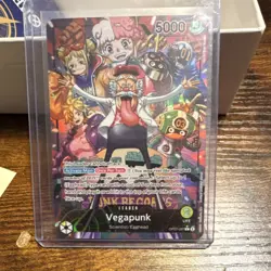 One Piece CCG Vegapunk Leader Foil OP07-097 5000 Power 500 Years Future - Image 1