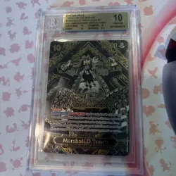 One Piece CCG Marshall.D.Teach 3rd Anniversary Special Gold Foil OP09-093 BGS 10 - Image 3