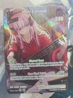 Mori Calliope SR hololive OCG card hBP04-062 Curious Universe English - Image 1