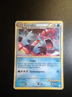 Gyarados Rosso Holo - 123/123 Heart Gold And Soul Silver - ITA Pokemon Card - Image 1