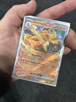 Pokemon 151 Charizard ex 006/165 - Lot Of Nine (9) Cards All Mint And In Sleeves - Image 2