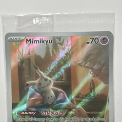 Pokemon TCG Mimikyu SVP 075 New & Sealed Promo Card Paldean Fates Promo Card - Image 2