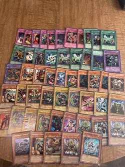 (110 Yu-Gi-Oh! TCG Konami Card) Lot Dark Magician Blue-Eyes Red-Eyes - Image 2