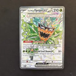 Teal Mask Ogerpon ex 166 Sv: Scarlet & Violet Promo Cards Holo - Image 1