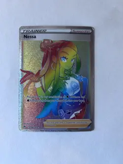 NM/LP Nessa - 196/185 - Pokemon Vivid Voltage Sword & Shield Secret Rare Card - Image 1