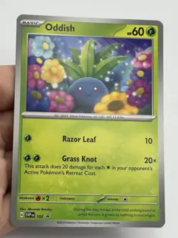 Oddish SVP 102 Pokemon Card English Black Star Promo Not Sealed (A1) - Image 3