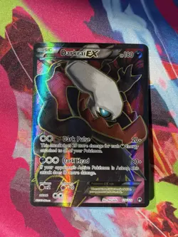 Pokemon Darkrai-EX Holo Full Art Ultra Rare TCG Card Breakpoint 118/122 LP - Image 1