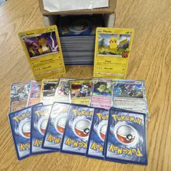 Pokemon Card Lot 200+ Cards | Pikachu, Raichu, Holos & Commons | NM | - Image 1