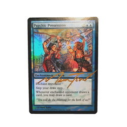 AUTOGRAPHED MTG Psychic Possession | Dissension FOIL - Tedin Signed - Image 2