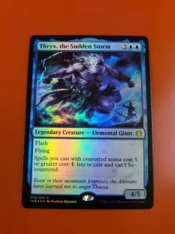 1x Thryx, the Sudden Storm | FOIL | Theros Beyond Death | MTG Magic Cards - Image 5