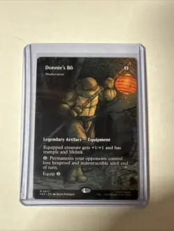 MTG Donnie's Bo - Shadowspear (Borderless) Teenage Mutant Ninja Turtles REGULAR - Image 1