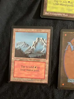 Magic the Gathering All Five Basic Lands BETA Never Played - Image 4