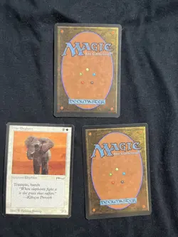 Magic the Gathering War Elephant Arabian Nights X3 NM - Image 5