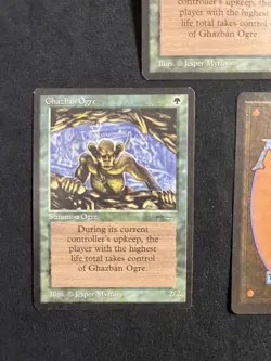 Magic the Gathering Ghazban Ogre Arabian Nights X3 NM - Image 3