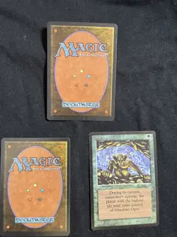 Magic the Gathering Ghazban Ogre Arabian Nights X3 NM - Image 5