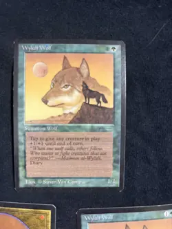 Magic the Gathering Wyluli Wolf Arabian Nights X3 NM - Image 2