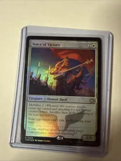 MTG Voice of Victory Tarkir: Dragonstorm Foil - Image 1