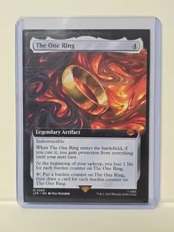 The One Ring (Extended Art) Universes Beyond: the Lord of the Rings MTG 0380 - Image 1