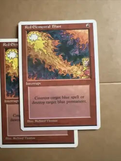 MTG Red Elemental Blast X2 NM Fourth Edition - Image 2