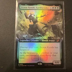 Avatar Kyoshi, Earthbender (Extended Art) TLE #0201 Foil MTG - Image 1