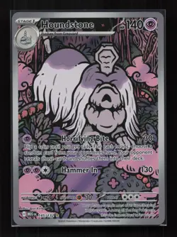 Houndstone 145/132 Illustration Rare Mega Evolution Pokemon Near Mint - Image 1