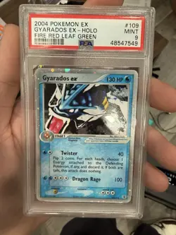 ✅ Gyarados ex #109 – Holo – EX FireRed & LeafGreen – PSA 9 – Pokemon 2004 - Image 1
