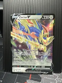 Zacian V 095/159 Crown Zenith Ultra Rare Holo 220 HP Pokemon TCG - Image 1