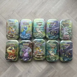 Pokemon TCG - Prismatic Evolutions: Mini Tins x10 BRAND NEW SEALED - Image 1