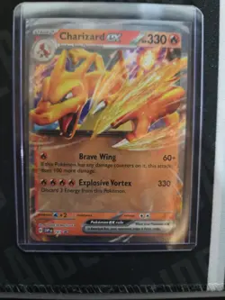 Pokemon Charizard EX 161 Scarlet & Violet Promo Card Near Mint Condition - Image 1