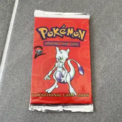 Pokemon TCG Wizards of the Coast Base Set 2 Sealed Booster Pack Mewtwo Art - Image 1