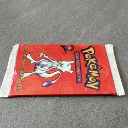 Pokemon TCG Wizards of the Coast Base Set 2 Sealed Booster Pack Mewtwo Art - Image 3