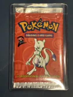 Pokemon Booster Pack Mewtwo Art Base Set 2 SEALED - Image 1