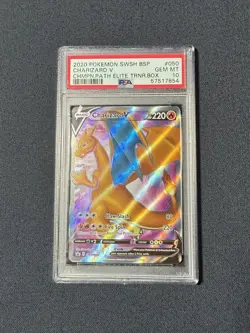 2020 POKEMON SWSH BSP #050 CHARIZARD V GEM MT CHMPN.PATH ELITE PSA10 - Image 1