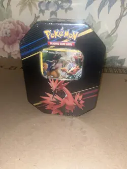 Pokemon TCG: Crown Zenith Galarian Zapdos Tin ( Factory Sealed ) - Image 1