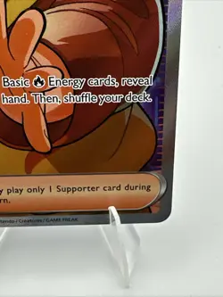 Pokemon TCG Phantasmal Flames Firebreather 119/094 Full Art NM English - Image 3