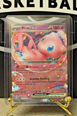 Pokemon TCG Scarlet & Violet 151 English Mew EX 151/165 Rare Holo - Image 1