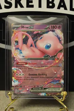 Pokemon TCG Scarlet & Violet 151 English Mew EX 151/165 Rare Holo - Image 2