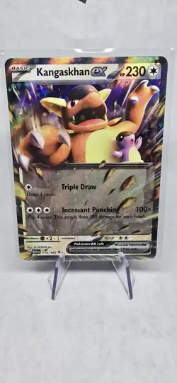 Kangaskhan EX 115/165 Scarlet & Violet 151 Ultra Rare Holo Pokemon TCG Near Mint - Image 1