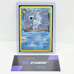 CARTA POKEMON DARK BLASTOISE HOLO 3/82 - ITA - TEAM ROCKET - POOR / PLAYED - Image 1