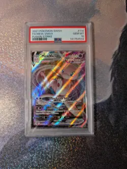 Pokemon TCG Mew VMAX 114/264 Swsh08: Fusion Strike PSA 10 - Image 1