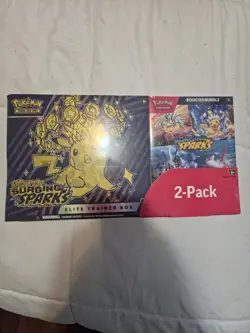Pokemon TCG Surging Sparks ETB + Booster Bundle Costco Exclusive - Image 1