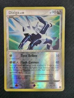 Pokemon Dialga 1/130 Reverse Holo Diamond & Pearl Base Set - Image 1